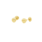 Aretes Oro Amarillo 14k. Bolita 5mm, rosca